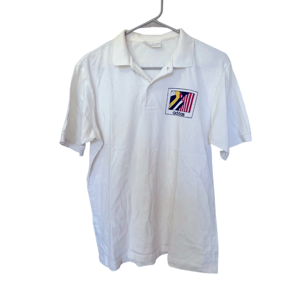 Adidas short sleeve collared shirt